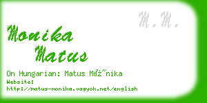 monika matus business card